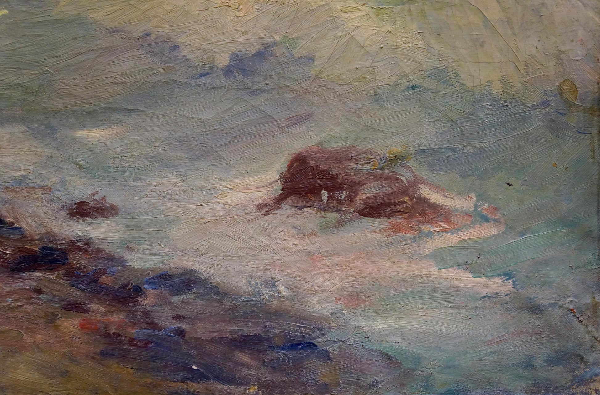 Boris Shaulov presents the oil painting Landscape