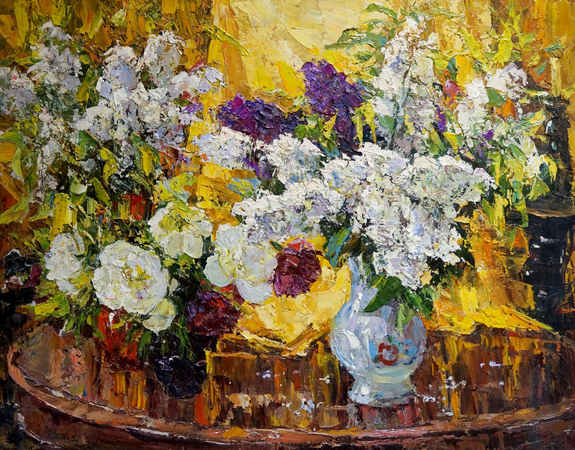 Oil painting Flowers Sergey Shapovalov