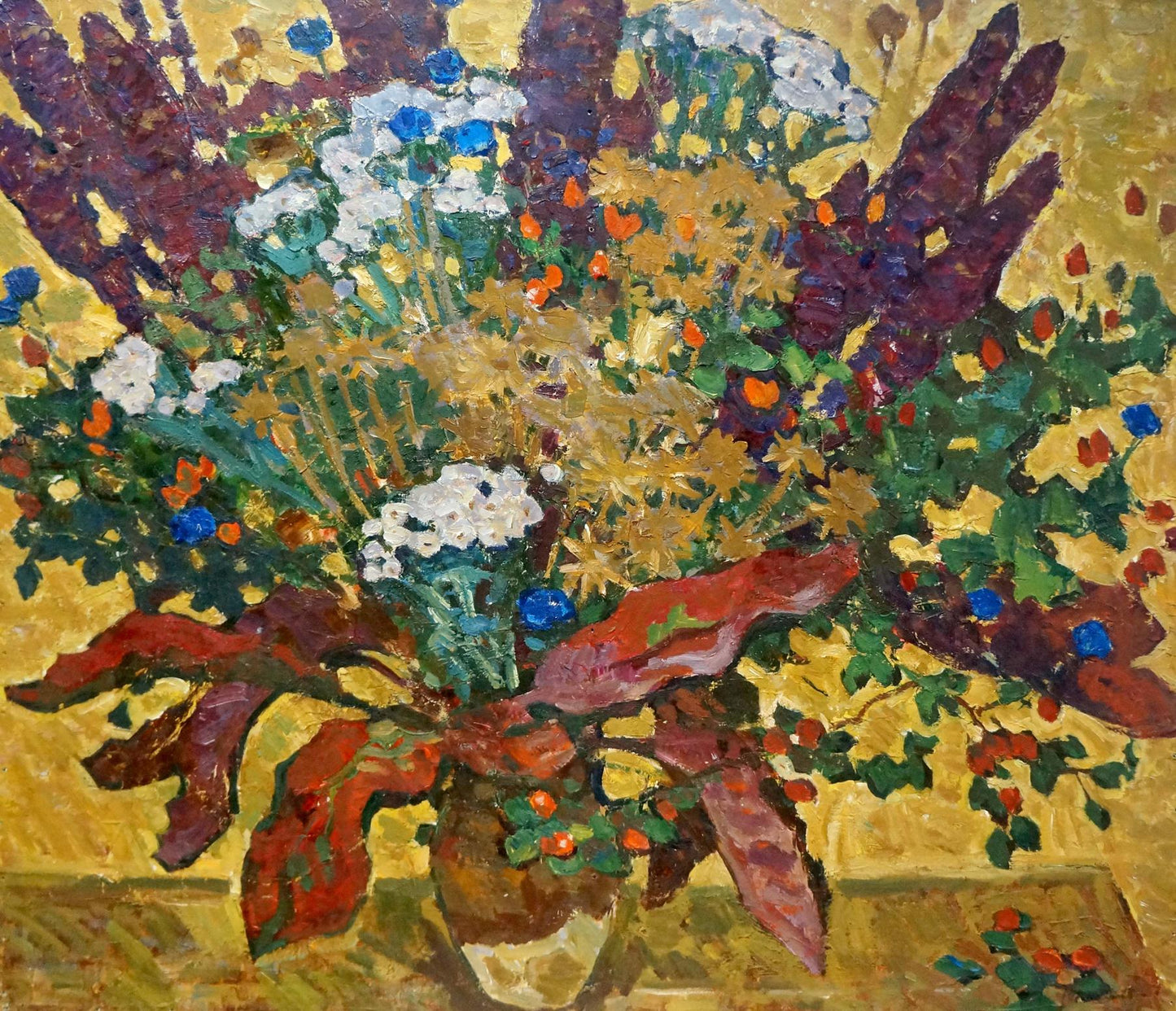 Oil painting Spring bouquet Konovalov Yuri Alexandrovich