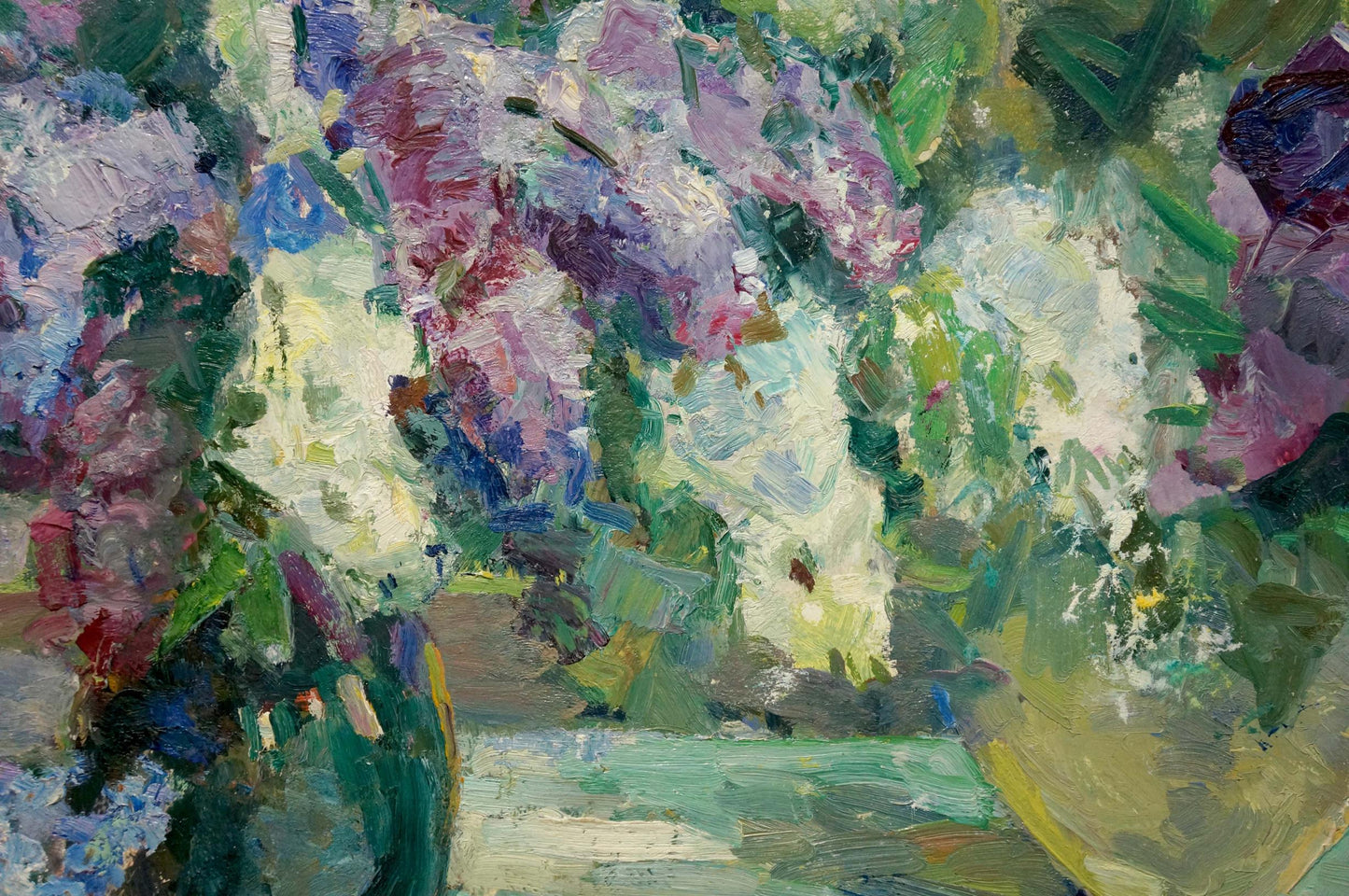 Oil painting Gift of lilac Vera Dovgalevskaya