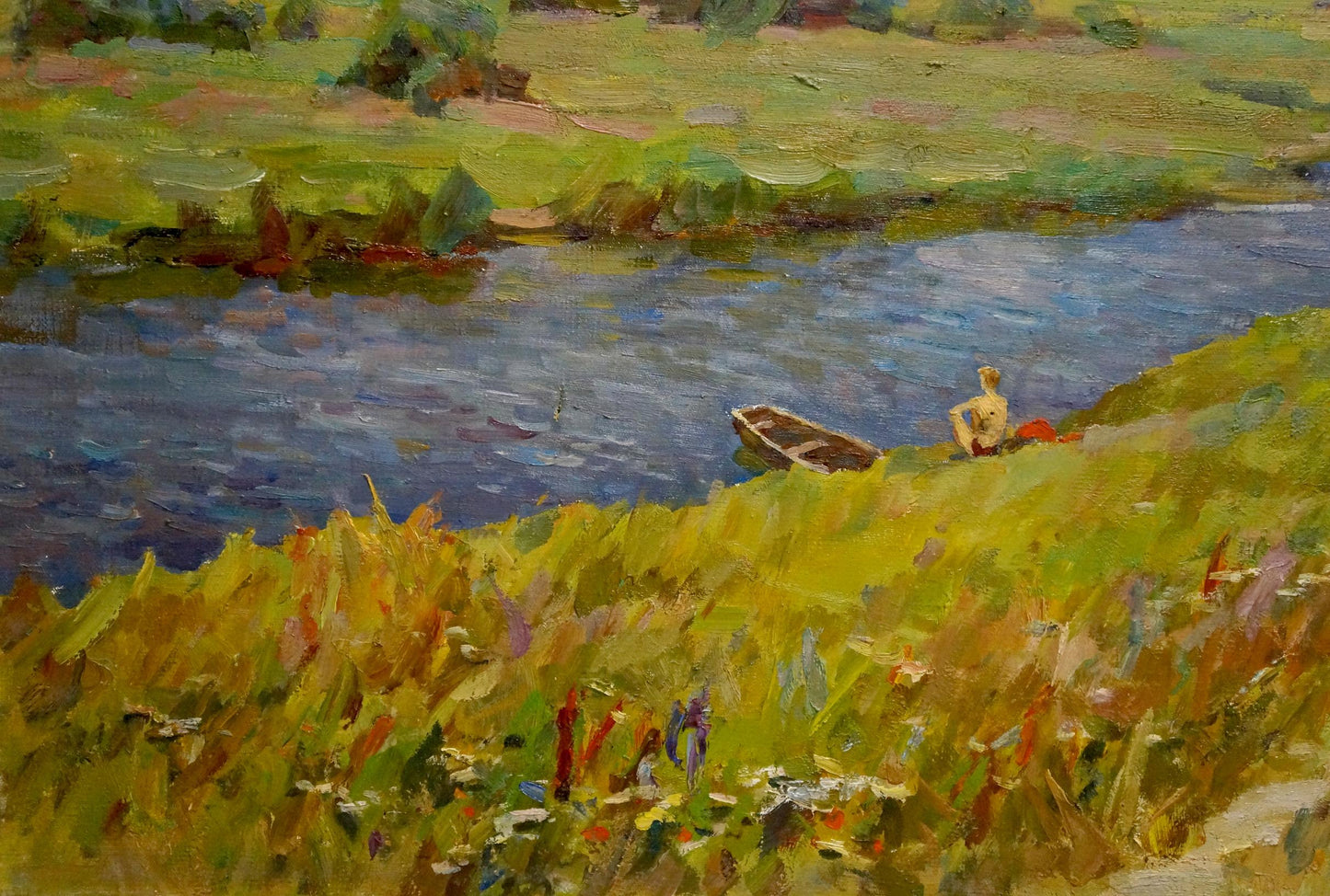Oil painting Landscape Borimchuk Mikhail Petrovich