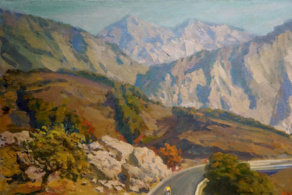 Oil painting Mountain landscape Litovchenko Boris Alexandrovich