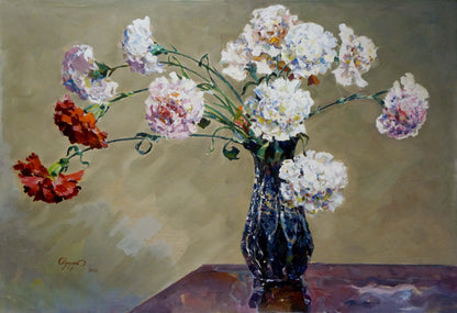 Oil painting Carnation Sidoruk Vladimir Fedorovich