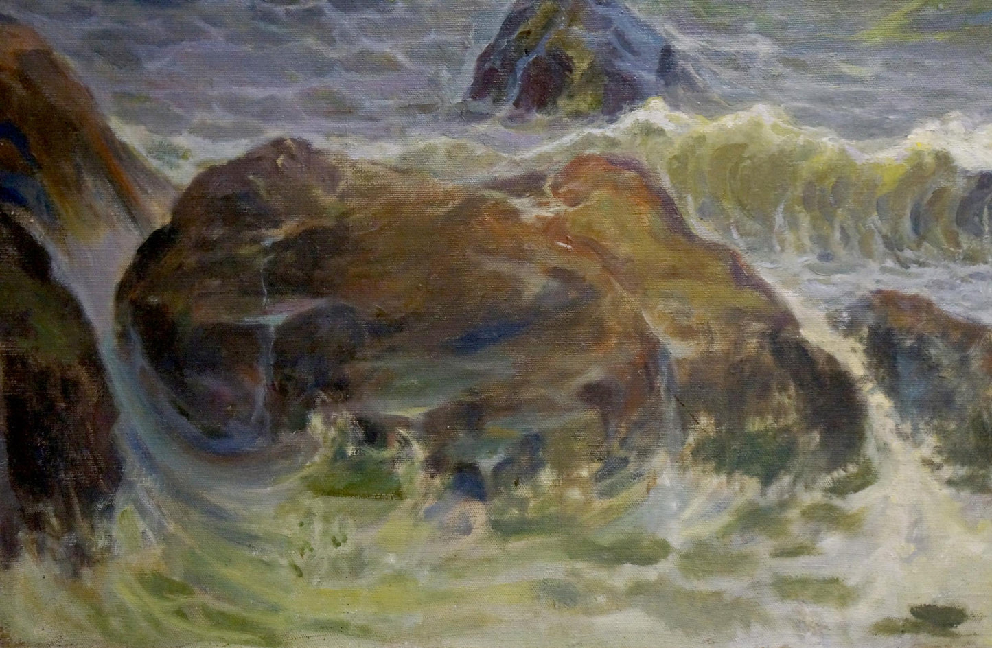 Oil painting Raging pestilence O. Stoyanova