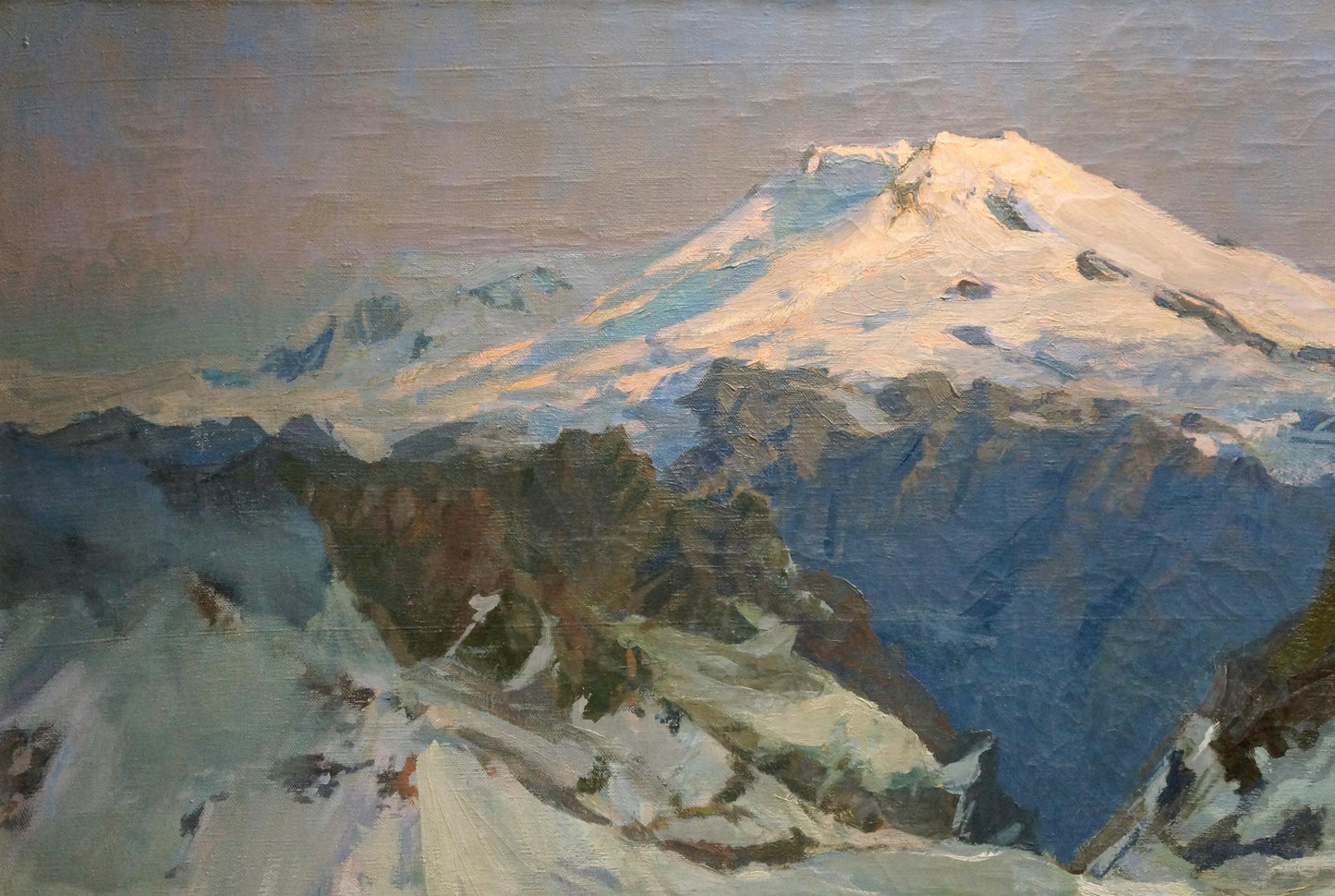 Oil painting Elbrus Smirnov Evgeny Vladimirovich