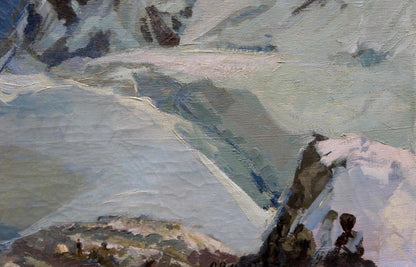 Oil painting Elbrus Smirnov Evgeny Vladimirovich
