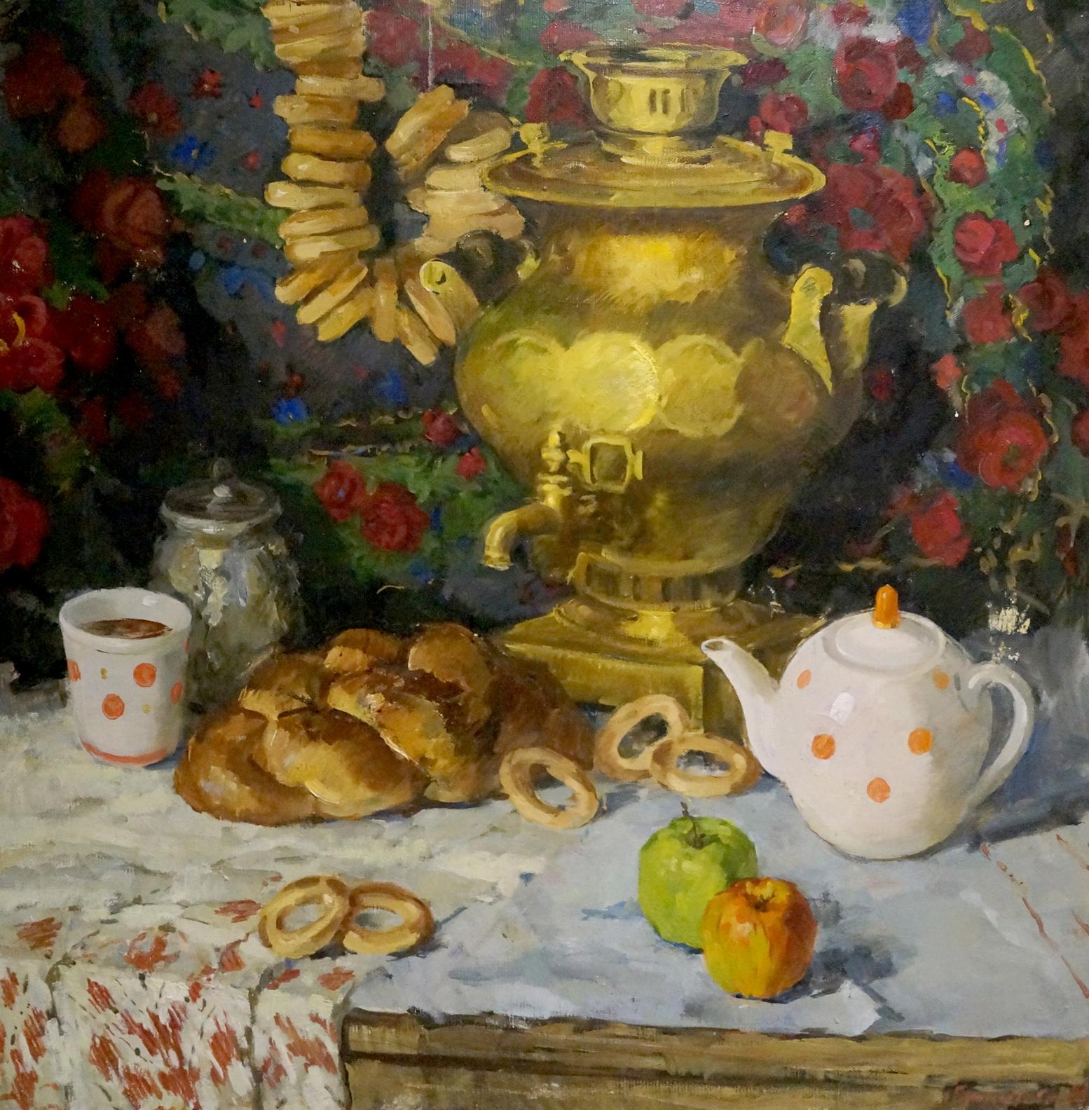 Oil painting Still life Bronstein Shaya Iosifovich