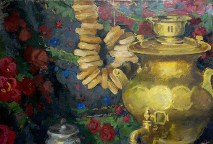 Oil painting Still life Bronstein Shaya Iosifovich