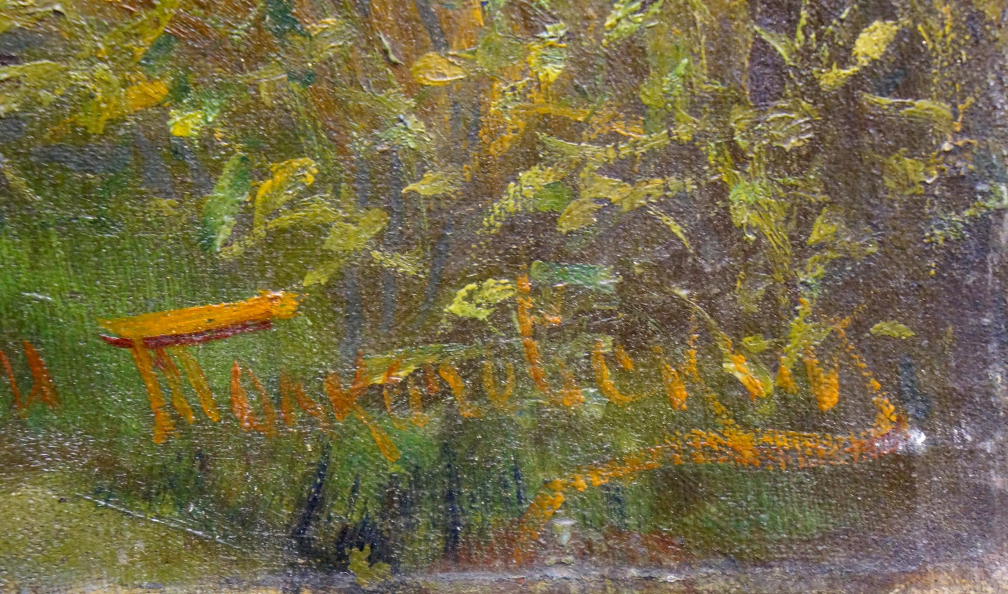 Oil painting Field landscape Tolkachevsky I.