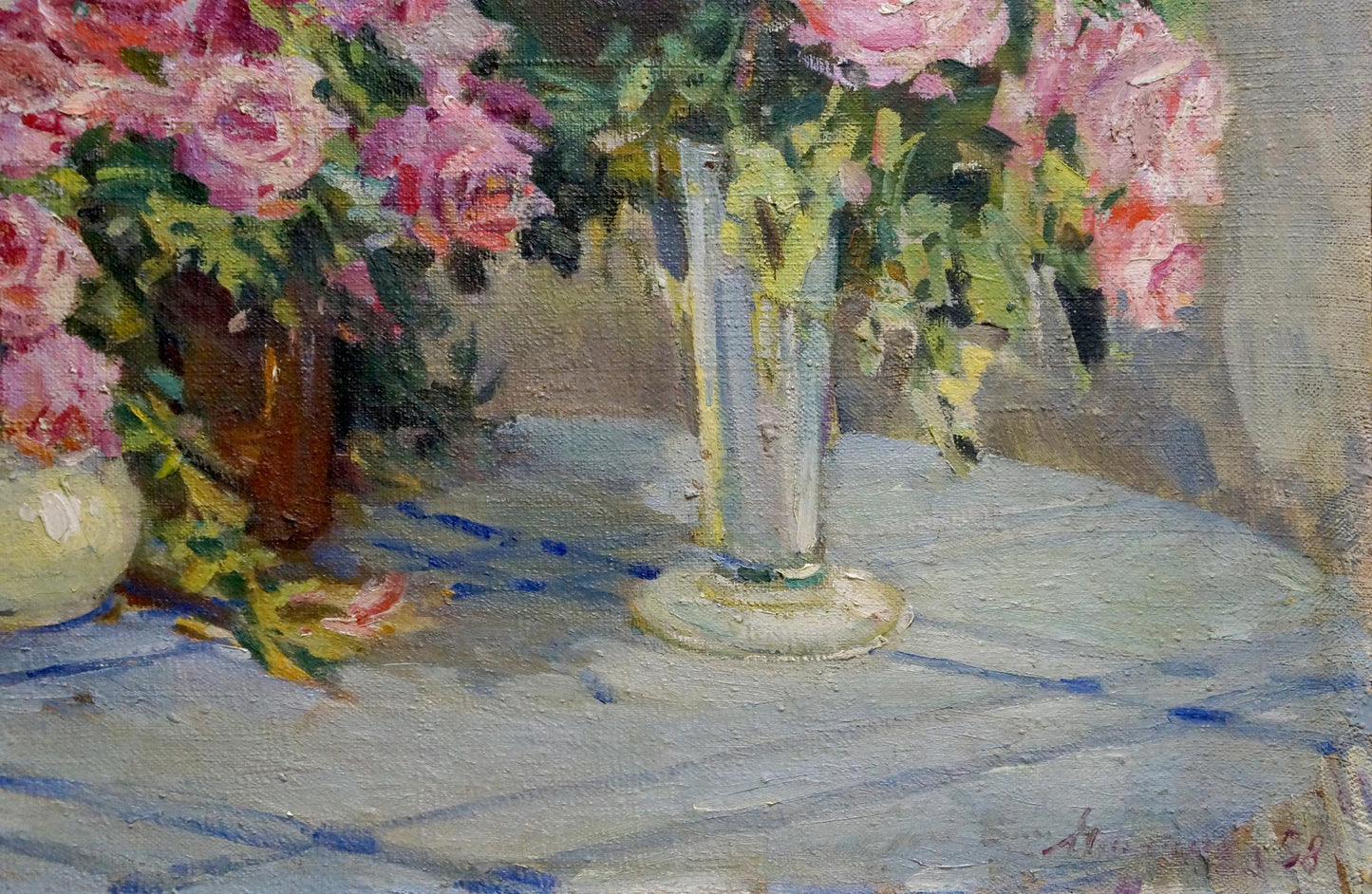 Oil painting Bouquet of roses Malinka Victor Alexandrovich