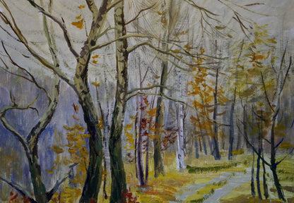 Oil painting Autumn