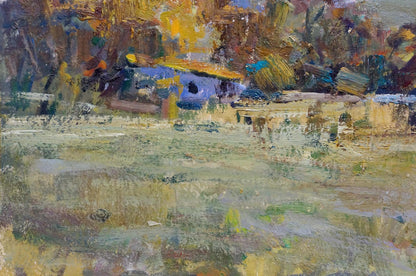 Oil painting Mountain landscape Stepan Filippovich Golub