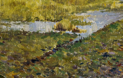 Oil painting Landscape in the forest Sakhnenko Viktor Ivanovich
