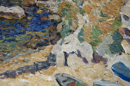 Oil painting Rocks Konovalov Yuri Alexandrovich