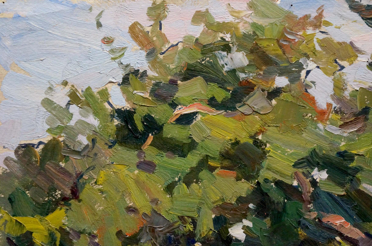 Oil painting Forest park Martynov Nikolay Ustinovich