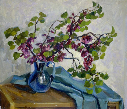 Oil painting Crimson Ostanny Galina Afanasyevna
