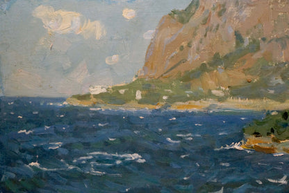 Oil painting Rocky shore Filippov Z. I.