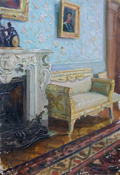 Oil painting Royal room