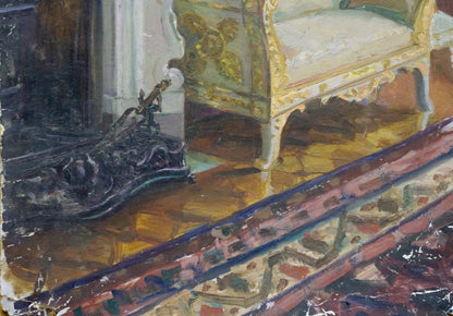 Oil painting Royal room