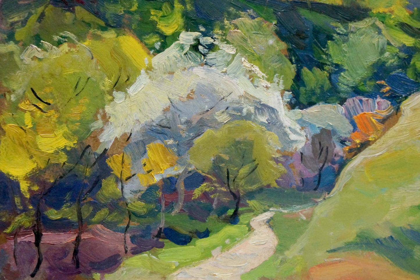 Oil painting Natural landscape Buryachok Nikolay Ivanovich