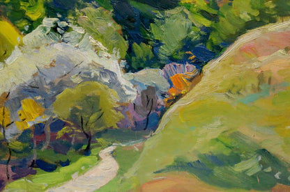 Oil painting Natural landscape Buryachok Nikolay Ivanovich