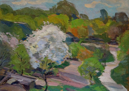 Oil painting Forest landscape Buryachok Nikolay Ivanovich