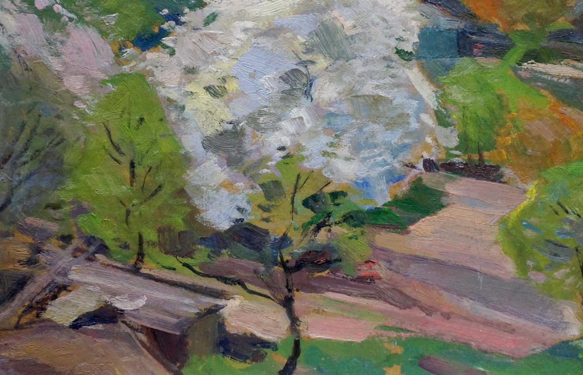 Oil painting Woodland scenery by Buryachok Nikolay Ivanovich