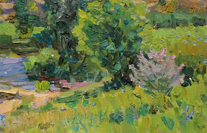 Oil painting Landscape Stepan Filippovich Golub