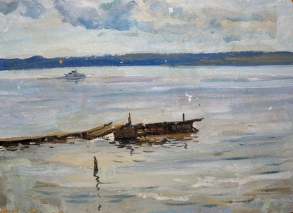 Oil painting Seascape Puzyrkov Viktor Grigorievich