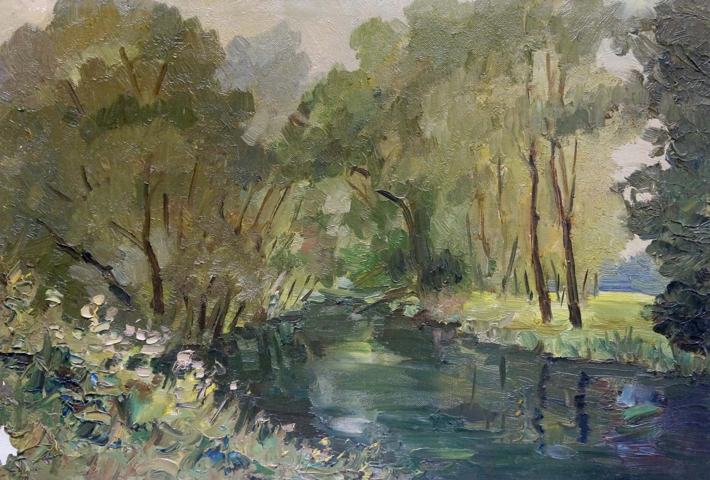 Oil painting Beginning of autumn Dmitry Lednev