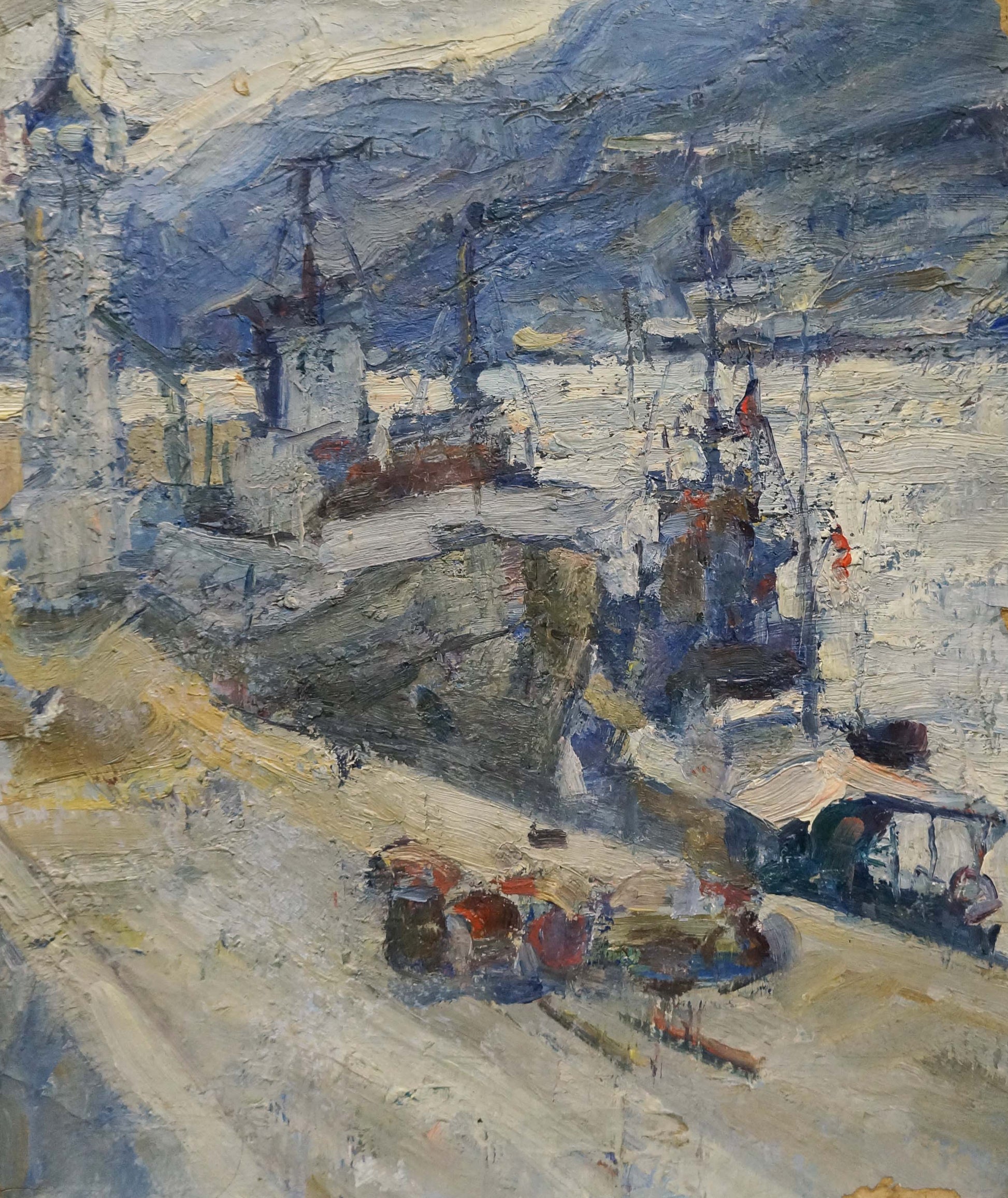 Oil painting In Port Cherkashin Ilya