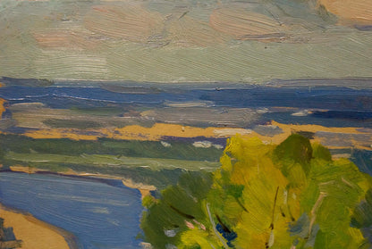 Oil painting Summer landscape Buryachok Nikolay Ivanovich