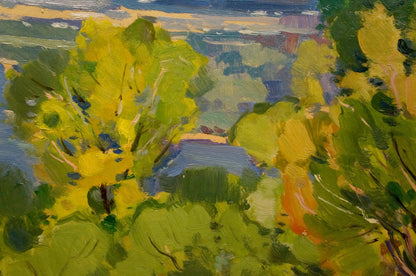 Oil painting Summer landscape Buryachok Nikolay Ivanovich