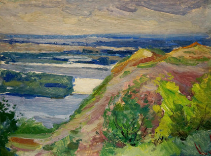 Oil painting Mountain landscape Buryachok Nikolay Ivanovich