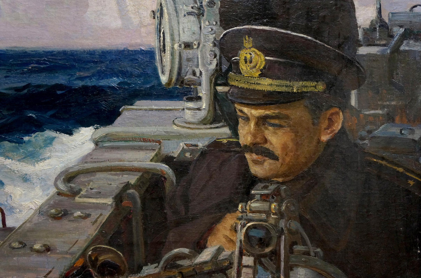 Oil painting Portrait of sailors Ivan Dmitrievich Zakharov