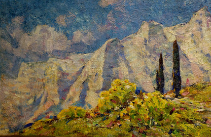 Oil painting Ai-petri Bakaev Sergey Ivanovich