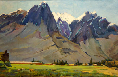 Oil painting Mountain landscape Buryak V.V.