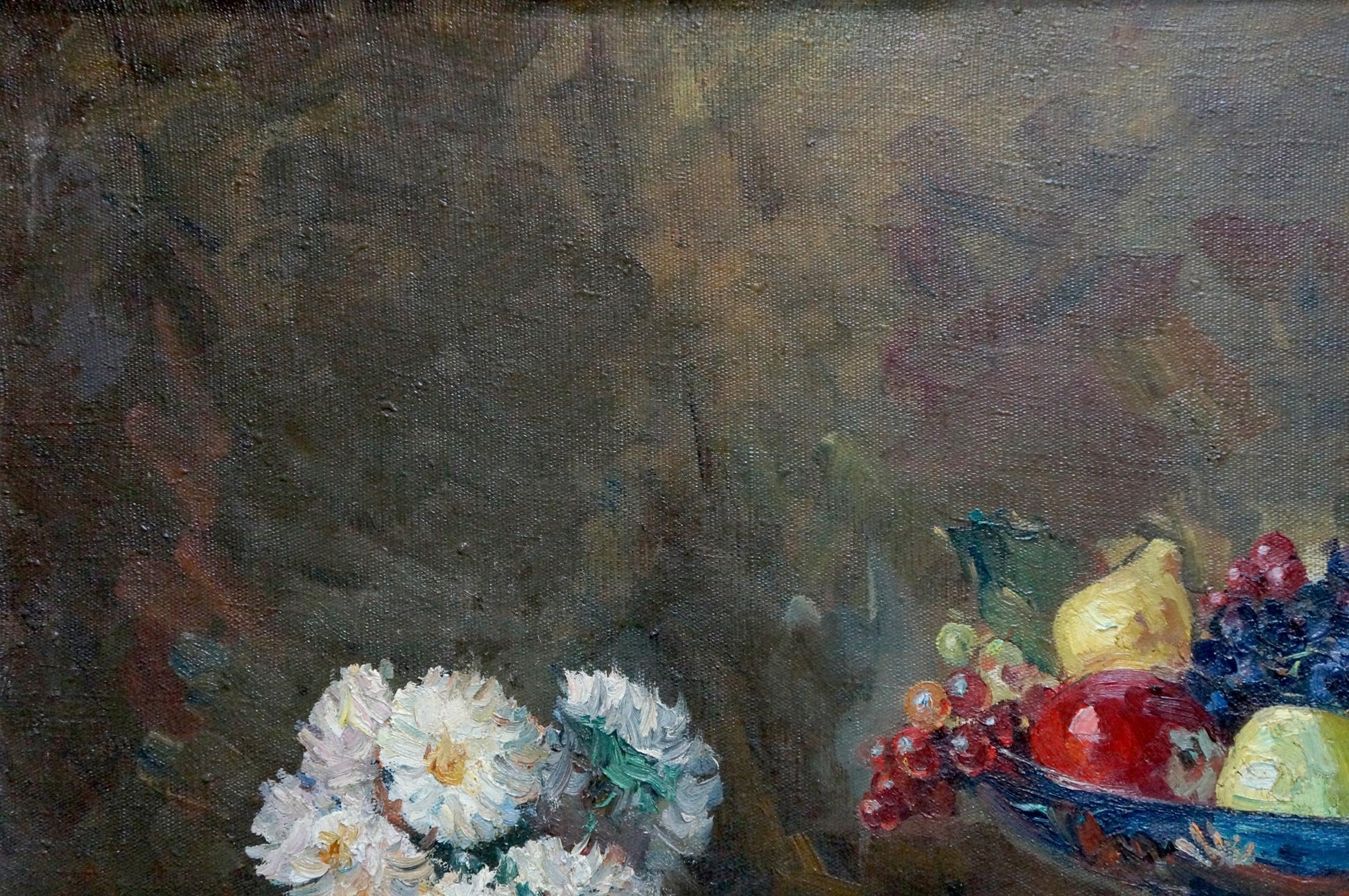 Efim Aleksandrovich Kerzhner's oil painting "Still Life with Watermelon"