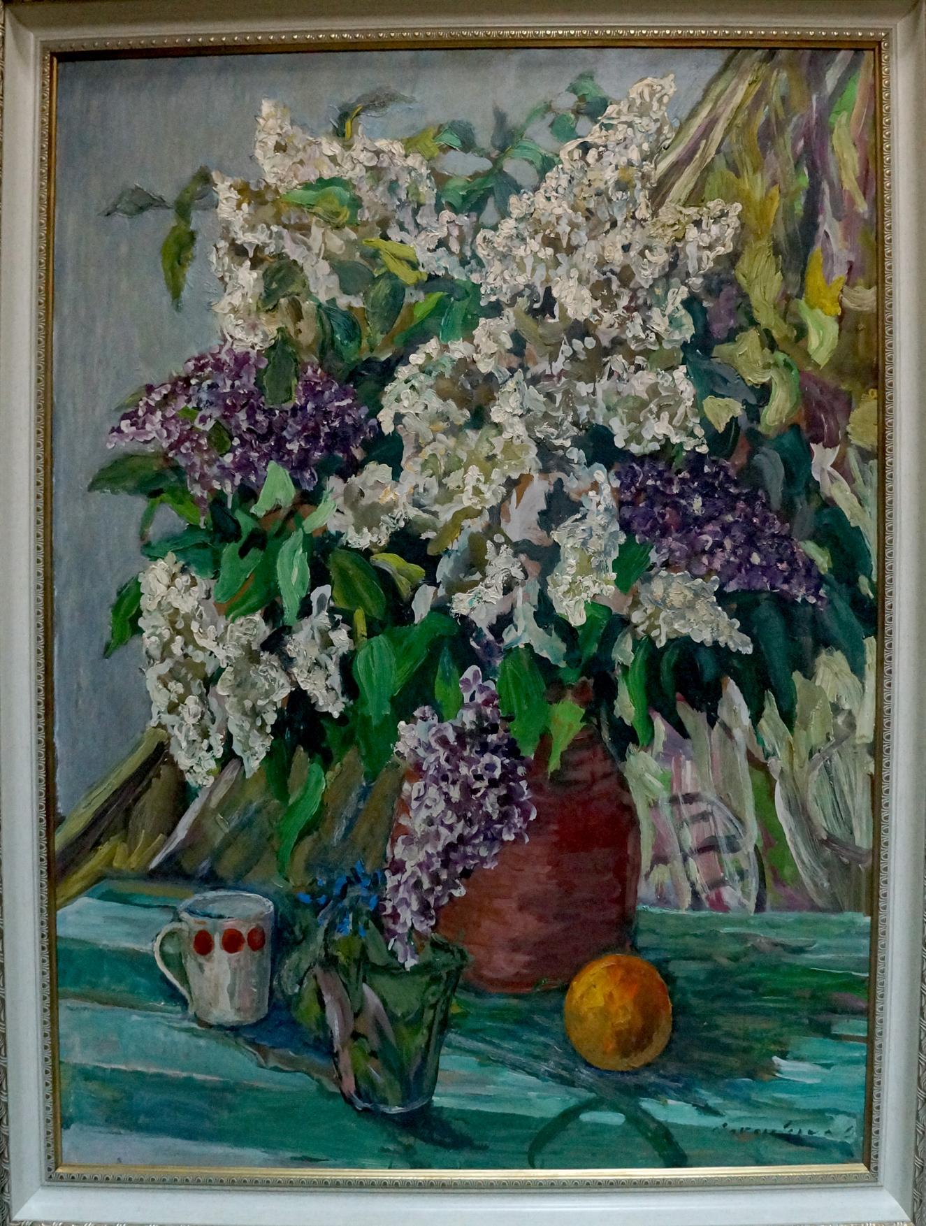 Oil painting Flowers Sokolovskaya Oksana Dmitrievna