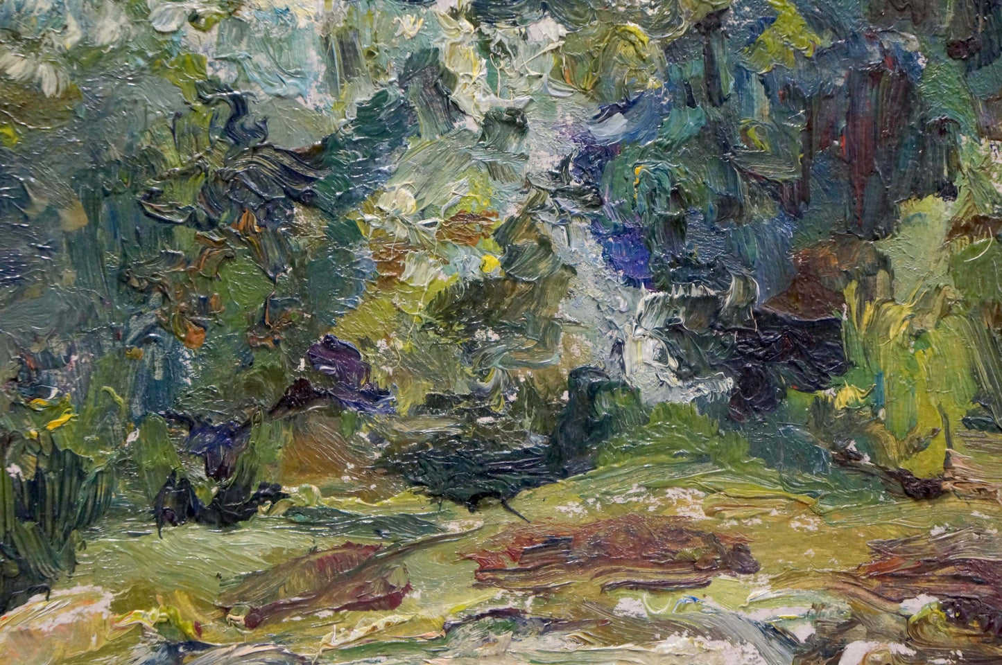 Oil painting In the woods Igor Popov