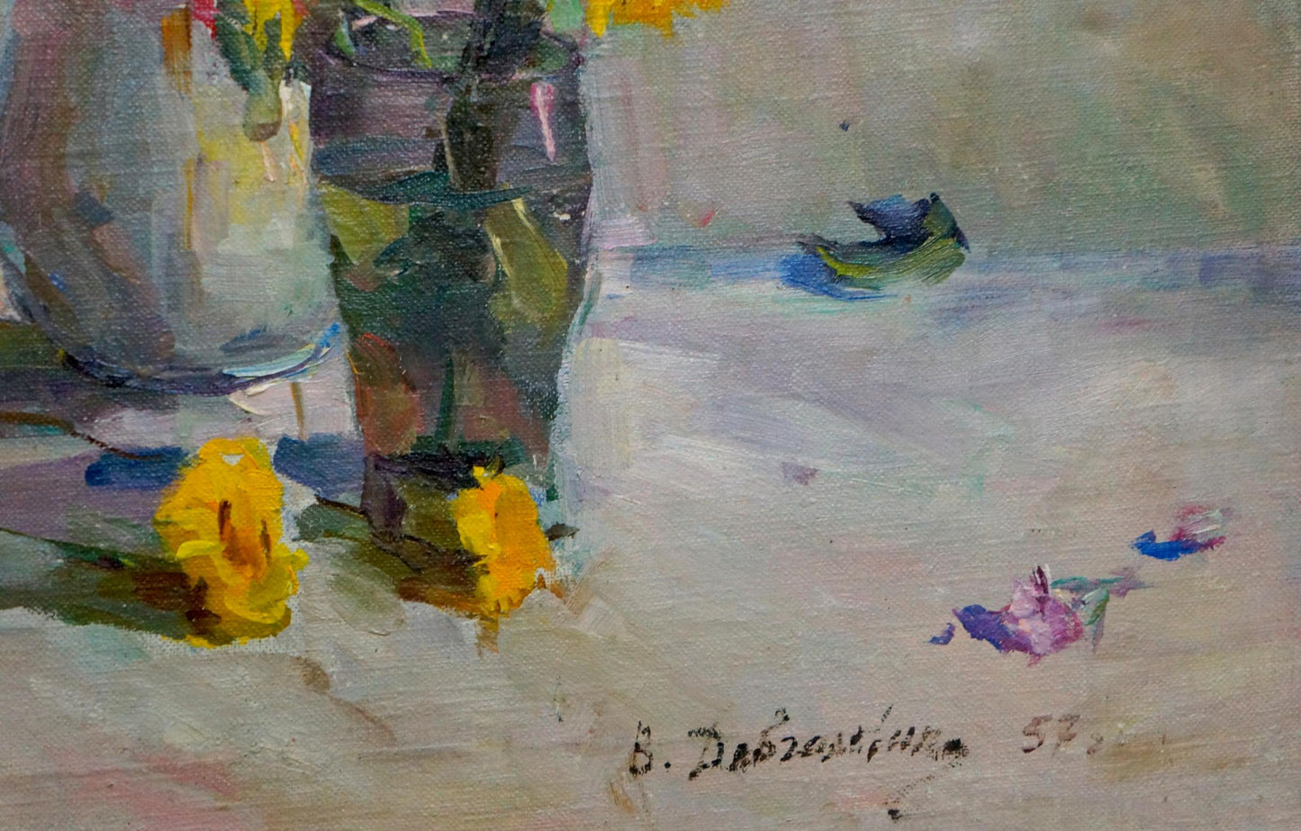 Oil painting Flexes Dovgalevskaya Vera Veniaminovna