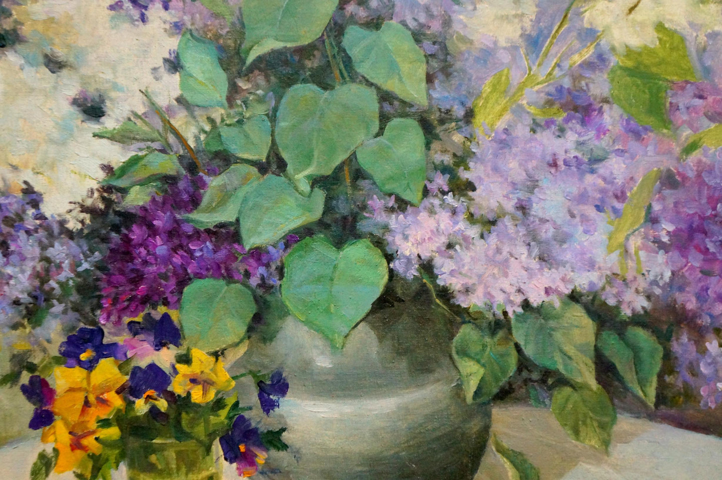 Oil painting Flowers Sliva A. I.