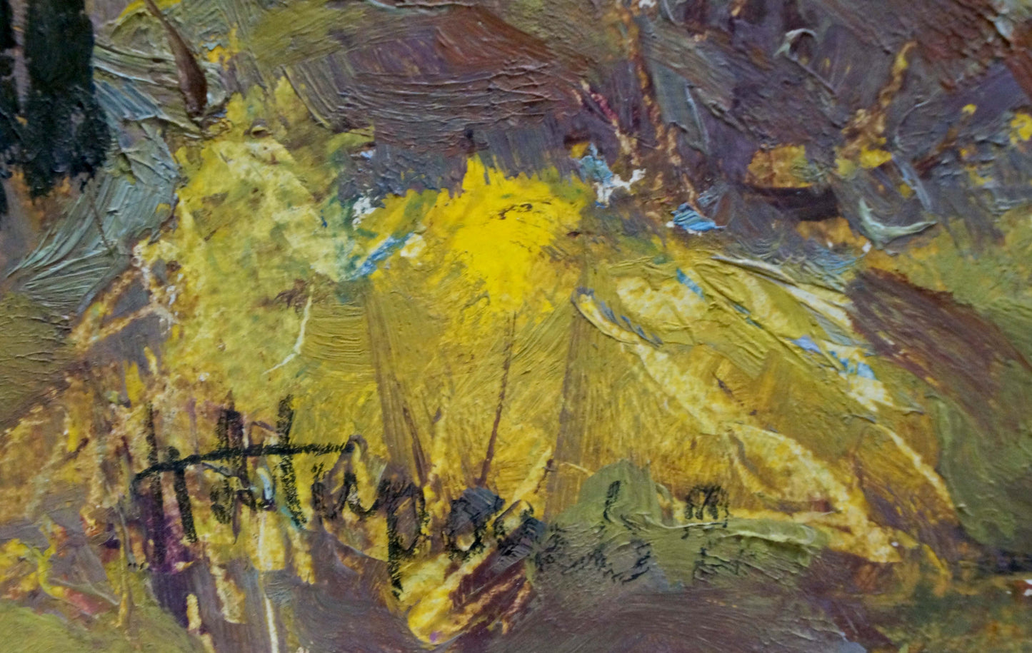 Oil painting Carpathian mountains Miroshnichenko Pavel Petrovich