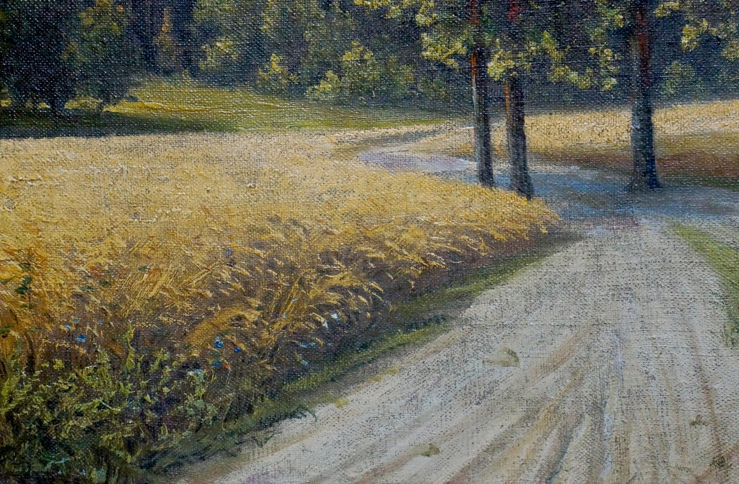 Oil painting Forest edge Tolkachevsky I.