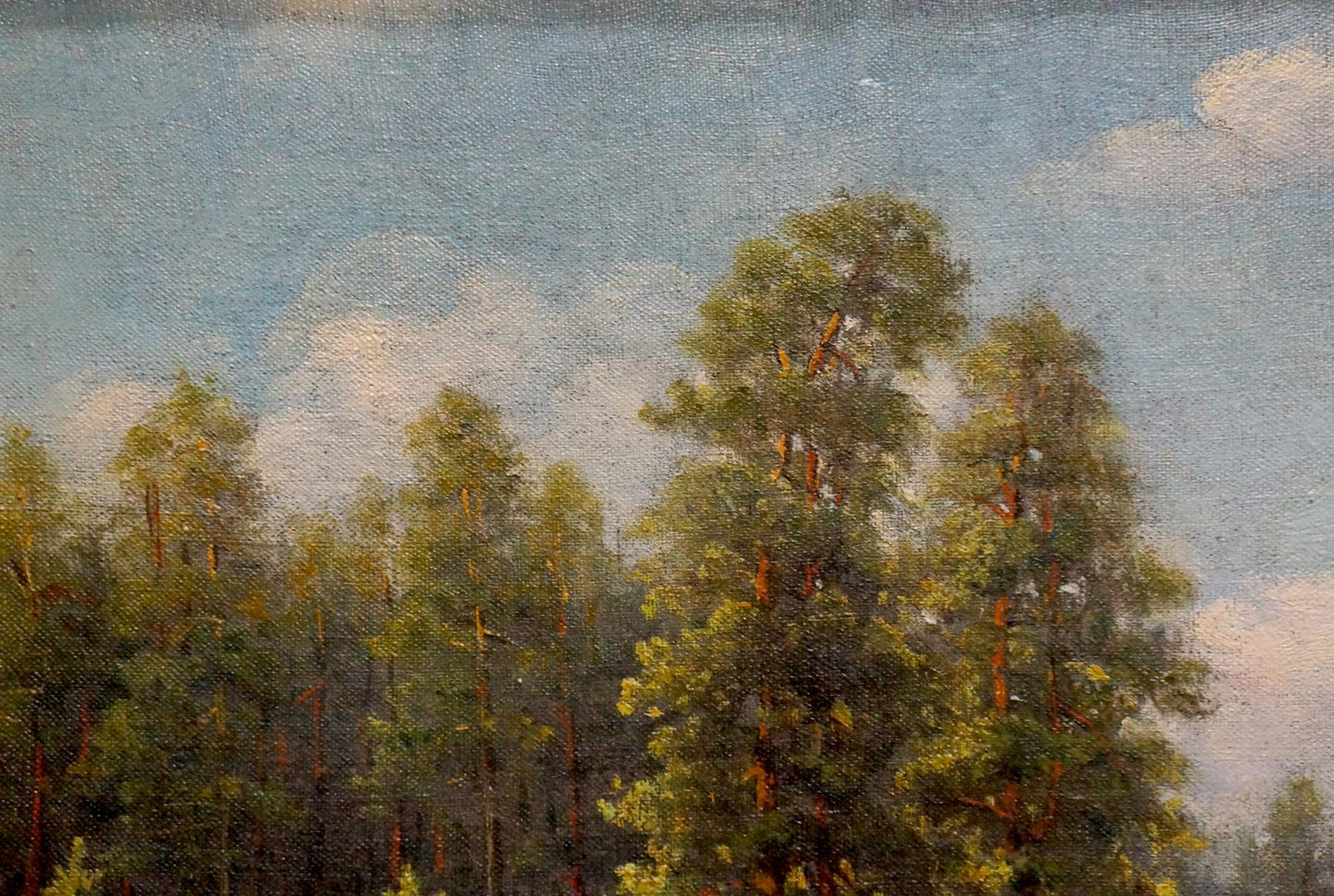 Oil painting Forest edge Tolkachevsky I.
