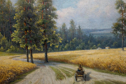 Oil painting Forest edge Tolkachevsky I.