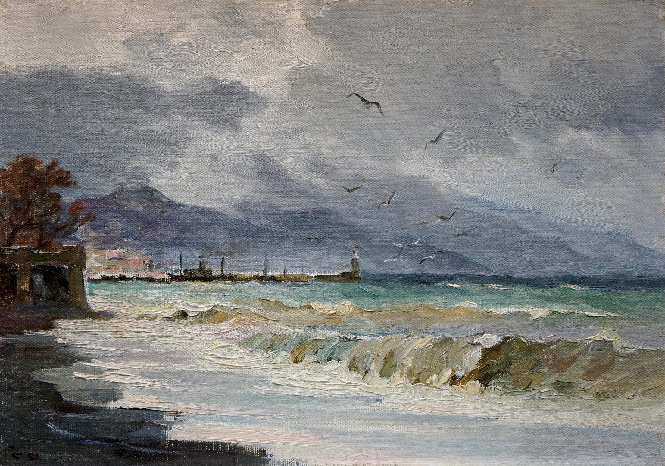 Oil painting Storm Yarovoy Stepan Kalinovich