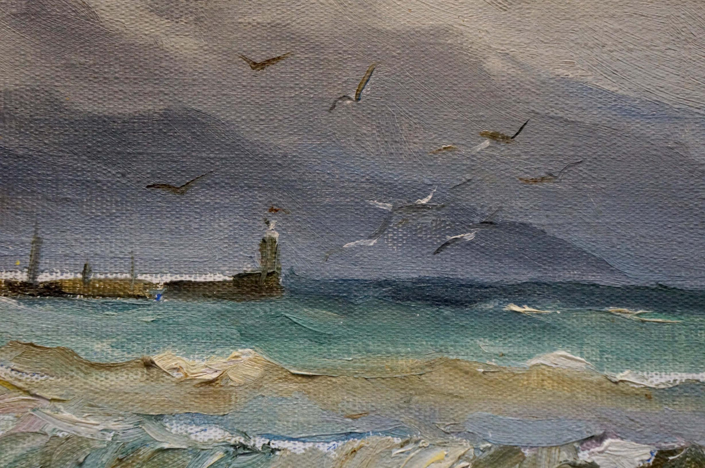 Oil painting Storm Yarovoy Stepan Kalinovich