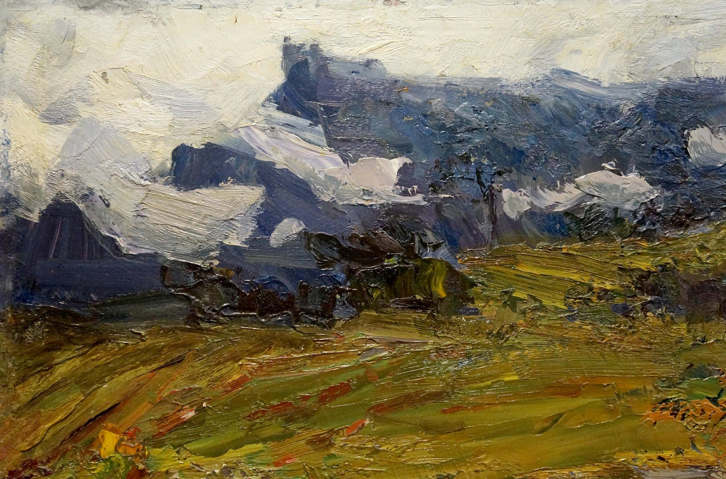 Oil painting Mountain landscape Stremsky Alexander Ivanovich