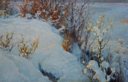 Oil painting Winter fairy tale Kovalskaya-Ilyina Polina Vladimirovna